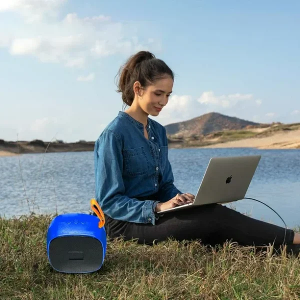 Mini woofer haut-parleur portable sans fil Amis 110, Bluetooth, USB, carte mémoire et radio FM prises en charge