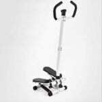 Mini Stepper Home Trainer, Pédale de pied, Stepper d'escalier avec écran LCD, appareil d'exercice avec bandes de résistance, pédales durables et confortables