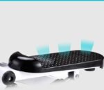 Mini Stepper Home Trainer, Pédale de pied, Stepper d'escalier avec écran LCD, appareil d'exercice avec bandes de résistance, pédales durables et confortables