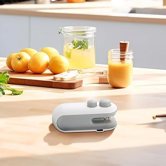 51cJPhUtzuL. SX569 Mini scelleur et découpeuse de sachet portable avec chargement USB, thermoscellage et découpe 2 en 1 rechargeable, pour le stockage des aliments et des sacs de collation