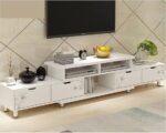 Armoires de Rangement de Table Basse Meuble avec de Grands comptoirs, for Salon YIJIAN (Color : (120-192) x30x33,5cm, Size : Assemble)