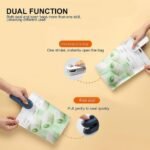 Mini scelleur et découpeuse de sachet portable avec chargement USB, thermoscellage et découpe 2 en 1 rechargeable, pour le stockage des aliments et des sacs de collation