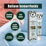 Crème pour hémorroïdes - Crème pour soulager les hémorroïdes et les fissures, Crème de traitement naturelle pour les hémorroïdes, Crème pour éliminer le traitement des hémorroïdes, Soulagement à action rapide des démangeaisons et des brûlures externes