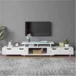 Armoires de Rangement de Table Basse Meuble avec de Grands comptoirs, for Salon YIJIAN (Color : (120-192) x30x33,5cm, Size : Assemble)