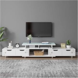Armoires de Rangement de Table Basse Meuble avec de Grands comptoirs, for Salon YIJIAN (Color : (120-192) x30x33,5cm, Size : Assemble)