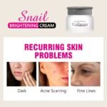 Crème de corps et visage faite à base de collagène et de bave d'escargot pour élimination des cicatrices d'acné, peau foncée , estompe les vergetures pour une peau bien hydrater,lisse et sans imperfections