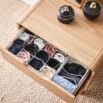 Range Slip ou soutien - range sous vêtements à 16 Cellules, compartiment de rangement de Chaussette Organisateur Dressing, Pliable Rangement Culotte, Organisateur De Placard