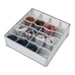 Range Slip ou soutien - range sous vêtements à 16 Cellules, compartiment de rangement de Chaussette Organisateur Dressing, Pliable Rangement Culotte, Organisateur De Placard