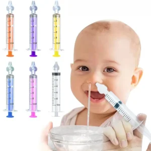 Dispositif de rinçage nasal réutilisable pour bébé . Déboucheur de nez.