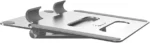 Support pliable pour pc, ordinateur, tablettes jusqu'à 14 pouces, support de table pour pc ordinateur tablette, support pour ordinateur pc, réglable ergonomiquement, rotation à 360°, support en aluminium