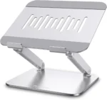 Support pour ordinateur portable, pliable, réglable avec trou pour la chaleur, support multi-angles en aluminium pour ordinateur portable (10-17,3 pouces), compatible avec MacBook, Lenovo et Chromebook.