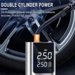 Pompe électrique pour pneus de voiture, compresseur d'air portable, batterie 150 PSI, rechargeable par USB, pompe rapide pour matelas pneumatique, convient pour voiture, matelas pneumatique, jouets de piscine, bouée, flotteurs