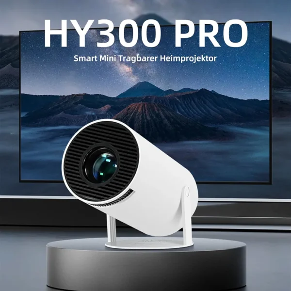 Mini projecteur, vidéoprojecteur 4K, Full HD 1080P, portable, vidéoprojecteur extérieur, Smart WiFi Bluetooth, Android 11, correction automatique du trapèze
