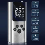 Pompe électrique pour pneus de voiture, compresseur d'air portable, batterie 150 PSI, rechargeable par USB, pompe rapide pour matelas pneumatique, convient pour voiture, matelas pneumatique, jouets de piscine, bouée, flotteurs