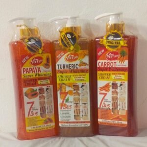 Gel douche veet gold carottes,tumeric, papaye pour éclater votre teint avec brillance