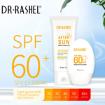 Kit Protection Solaire Anti-âge DR. RASHEL SPF 60++, Crème Solaire Visage et Corps Haute Protection, Soin Après-Soleil Réparateur, Hydratant et Anti-rides, Idéal Peaux Sensibles