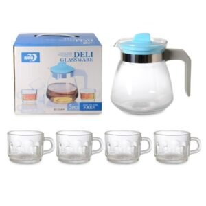 Théière et set de 4 verres