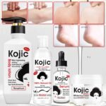 Gamme corporel kojic Lait+Huile+Crème+Serum
