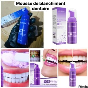 Mousse de blanchiment dentaire