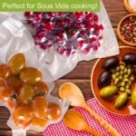 Sachet de scellement sous vide, Sac machine Sous Vide Alimentaire, sans BPA et LFGB Sac de Congelation Sous Vide,Compatible Avec n'importe Quelle Scelleuse Sous Vide