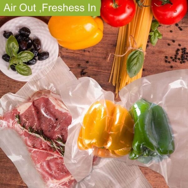 71R8VKFqPgL. AC SL1000 Sachet de scellement sous vide, Sac machine Sous Vide Alimentaire, sans BPA et LFGB Sac de Congelation Sous Vide,Compatible Avec n'importe Quelle Scelleuse Sous Vide