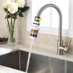 Filtre à eau rotatif de robinet, purificateur de robinet d'évier, filtration de salle de bain, aérateur d'économie, buse de robinet