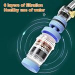Filtre à eau rotatif de robinet, purificateur de robinet d'évier, filtration de salle de bain, aérateur d'économie, buse de robinet