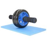 Rouleau d'entraînement abdominal portable pour la maison, rouleau d'exercice pour les muscles, fabriqué en acier