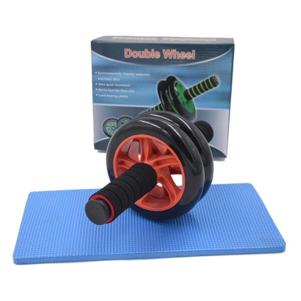 Rouleau d'entraînement abdominal portable pour la maison, rouleau d'exercice pour les muscles, fabriqué en acier