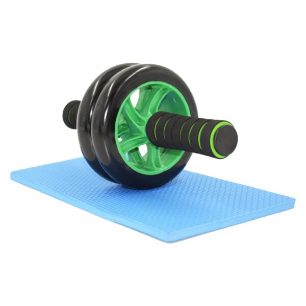 Rouleau d'entraînement abdominal portable pour la maison, rouleau d'exercice pour les muscles, fabriqué en acier