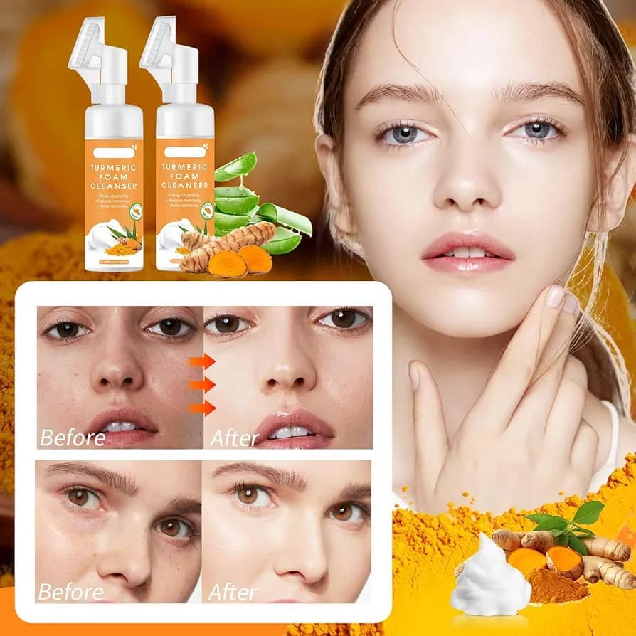 IMG 20250909 WA0047 Mousse nettoyant de visage au tumeric