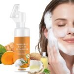 Mousse nettoyant de visage au tumeric