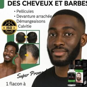 Huile pousse cheveux et barbes