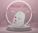 Masque de visage à lumière led pour soin de visage
