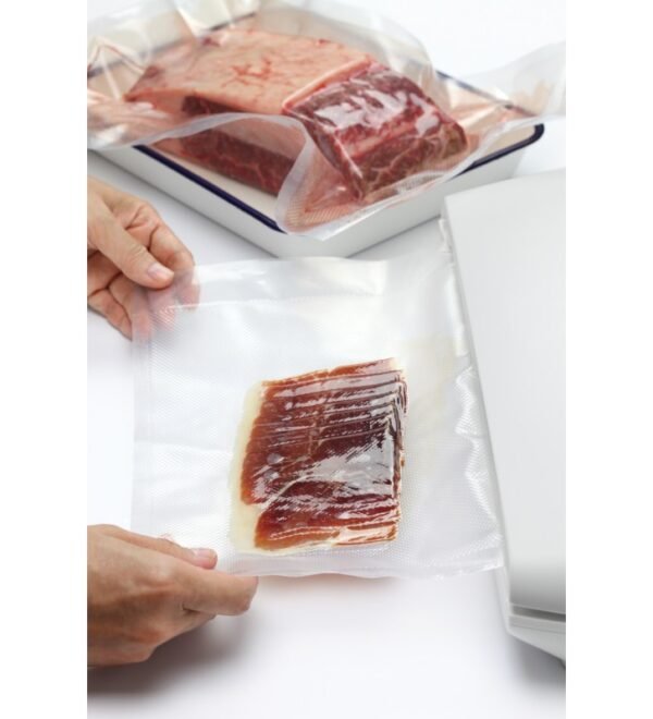 sacs sous vide gaufres 200x250 (2) Sachet de scellement sous vide, Sac machine Sous Vide Alimentaire, sans BPA et LFGB Sac de Congelation Sous Vide,Compatible Avec n'importe Quelle Scelleuse Sous Vide