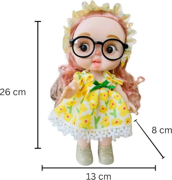 IMG 20251029 WA0023 Poupée beauté aux joues potelées mignonne avec lunettes et tenue élégante