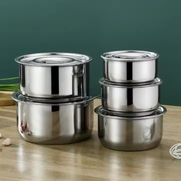 Ensemble bole 5 pièces avec couvercle