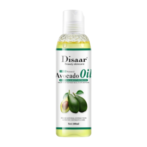 Huile d'Avocat Naturelle Disaar 100ml, Huile Blanchissante et Hydratante Multi-Usages, Adoucissant Cutané pour Corps et Visage, Soin Naturel Anti-Âge et Réparateur