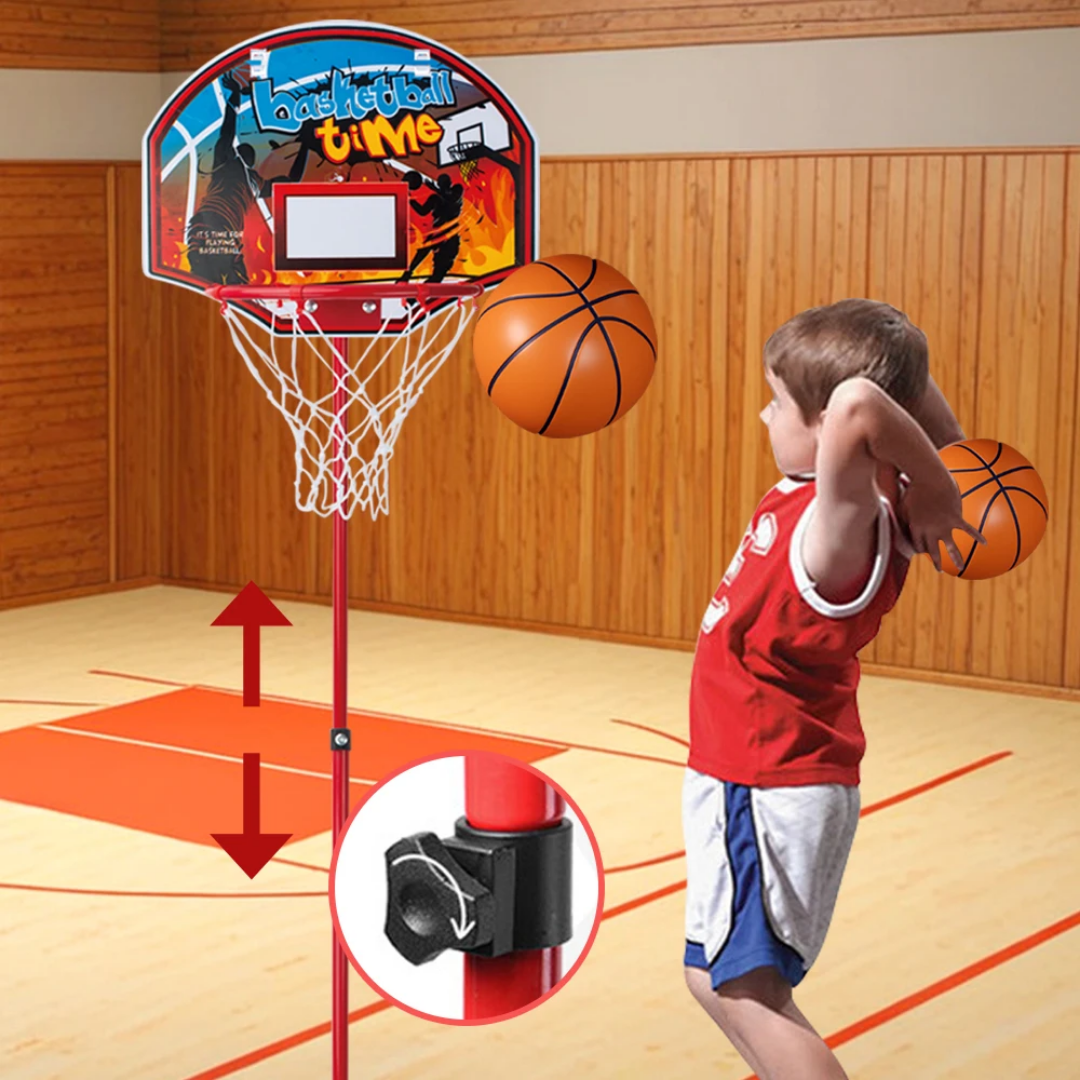 1764240547215 Panier de basket avec ballon pour enfants