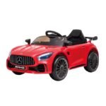 Voiture électrique pour enfant Mercedes Benz AMG-GT Con licenza Voiture Electrique Enfant avec sécurité Enfant, Suspension, 3 Vitesses, lumières LED, klaxon, Giallo