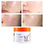 Crème Visage Disaar VC Vitamine C & Arbutine, Hydratante Réparatrice Anti-Taches, Anti-Rides et Resserre Pores pour un Teint Uniforme et Lumineux (120g)
