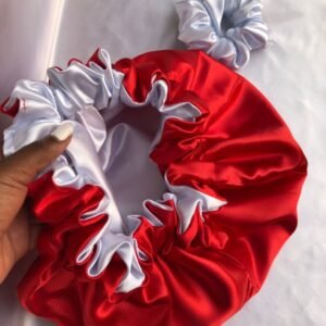 Bonnet double face+ Scrunchies