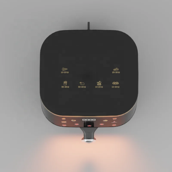 Friteuse à Air Chaud Numérique Silver Crest 12 Litres 2800W, Four Multifonction Sans Huile, Cuisson Saine Rapide, Écran Tactile LED, Grande Capacité pour Famille et Économie d'Énergie, Air Fryer Couleur noire