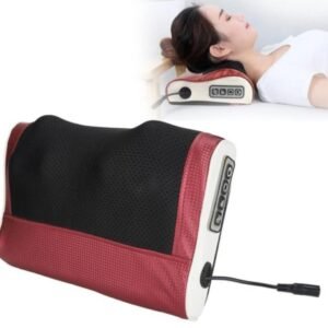 Coussin de Massage Électrique Shiatsu pour Nuque, Épaules et Dos, Masseur Chauffant Infrarouge Portable Anti-Douleur Musculaire, Appareil de Relaxation Profonde pour Maison et Voiture