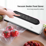 Machine Sous Vide Automatique pour Conservation Alimentaire, Scelleuse Emballeuse Sous Vide Multifonctionnelle pour Aliments Secs et Humides, Prolonge la Fraîcheur et Réduit le Gaspillage