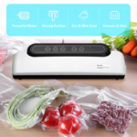 Machine Sous Vide Automatique pour Conservation Alimentaire, Scelleuse Emballeuse Sous Vide Multifonctionnelle pour Aliments Secs et Humides, Prolonge la Fraîcheur et Réduit le Gaspillage