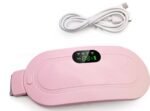 Masseur Chauffant Menstruel et Vibratoire, Ceinture Anti-Douleur pour Règles, Coussin Chauffant Abdominal Portable USB-C, Soulagement Rapide et Confort Optimal