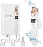 Appareil Nettoyant Facial Multifonctionnel, Extracteur de Points Noirs et Aspirateur de Pores, Soin de Peau Anti-Acné et Impuretés, Rechargeable avec Plusieurs Embouts pour un Teint Éclatant