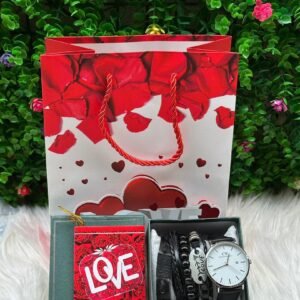 Coffret Cadeau Montre et Bracelets Homme Élégant, Ensemble Accessoires Masculins pour Anniversaire, Saint-Valentin, Fête des Pères, Parure Poignet Complète avec Montre Classique et Bracelets Multi-styles, Prêt à Offrir