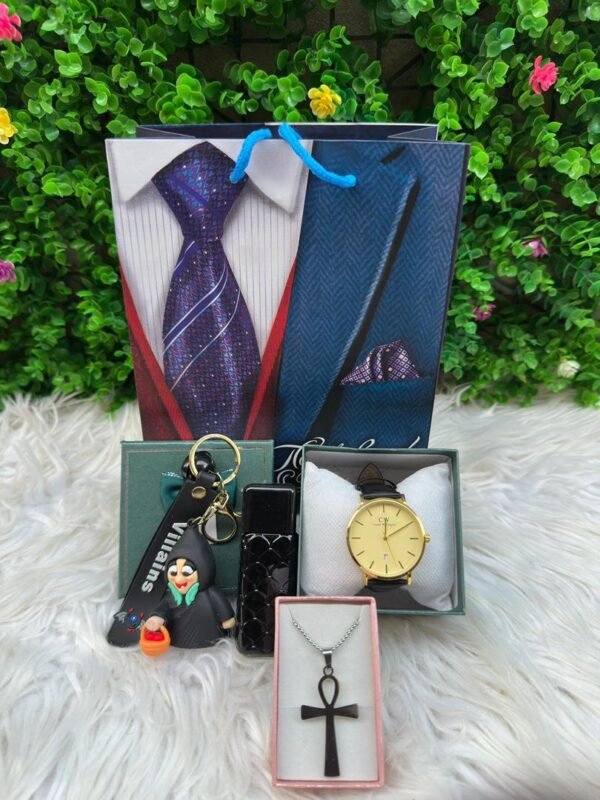 Coffret Cadeau Montre et Bracelets Homme Élégant, Ensemble Accessoires Masculins pour Anniversaire, Saint-Valentin, Fête des Pères, Parure Poignet Complète avec Montre Classique et Bracelets Multi-styles, Prêt à Offrir